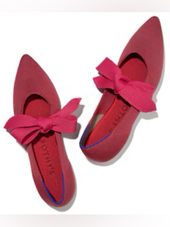 Rothy's Shoes - Rothy's Bow Point Flat in Cinnamon